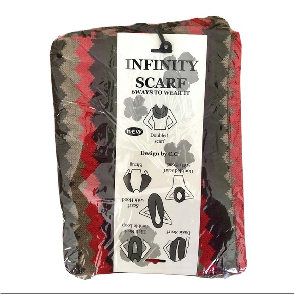 🏷️CHEVRON INFINITY SCARF - Picture 2 of 6